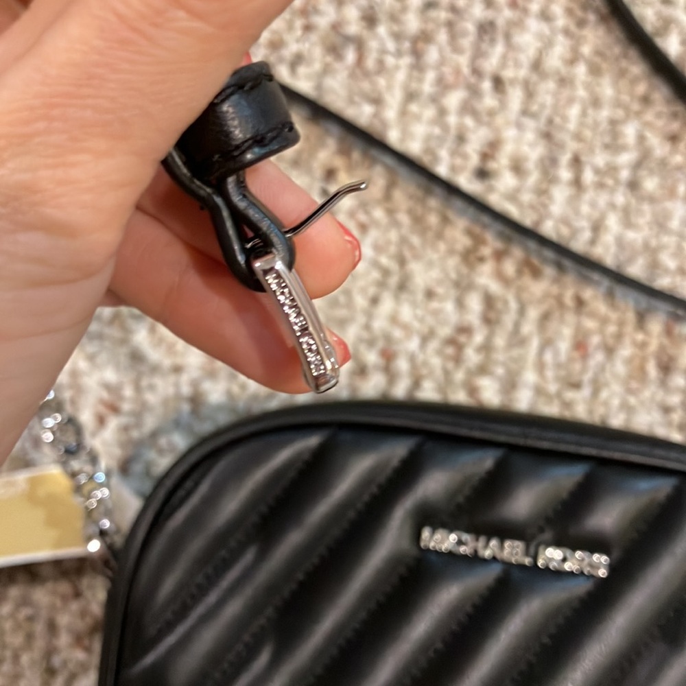 MICHAEL KORS Rose Small Quilted Crossbody Bag 35S1SXOC1U black - Picture 16 of 17